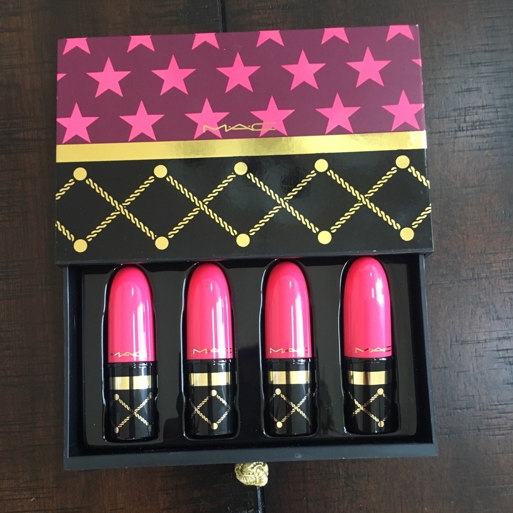 Mac limited edition Holiday lip set.